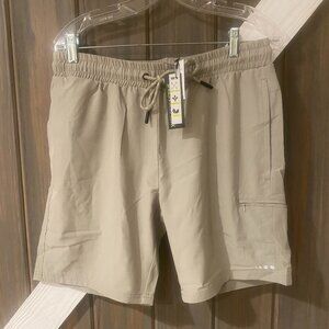Men’s X Celsius Active Training Shorts – NWT – Sizes M, L, XL – Beige